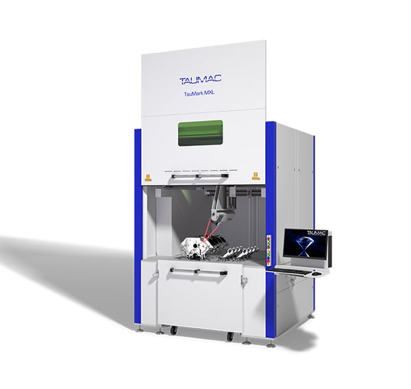 TAUMARK XL - Marcatrice laser progettata per la lavorazione di oggetti di grandi dimensioni e pesi elevati
